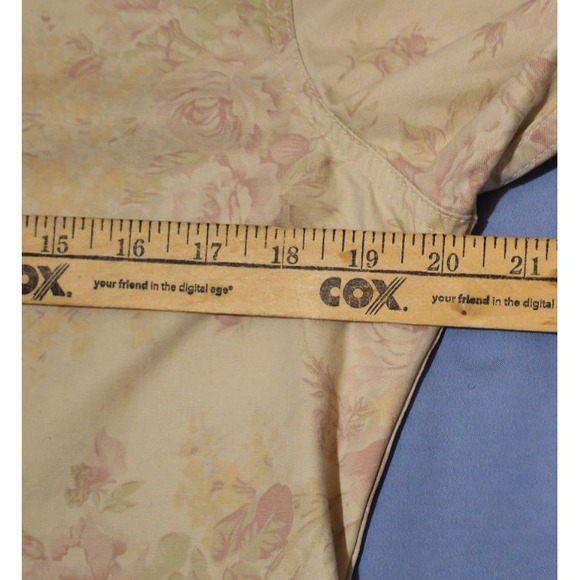 Ralph Lauren Polo Jeans Co Lightweight Floral Jacket Tan Sz Large - Picture 5 of 8